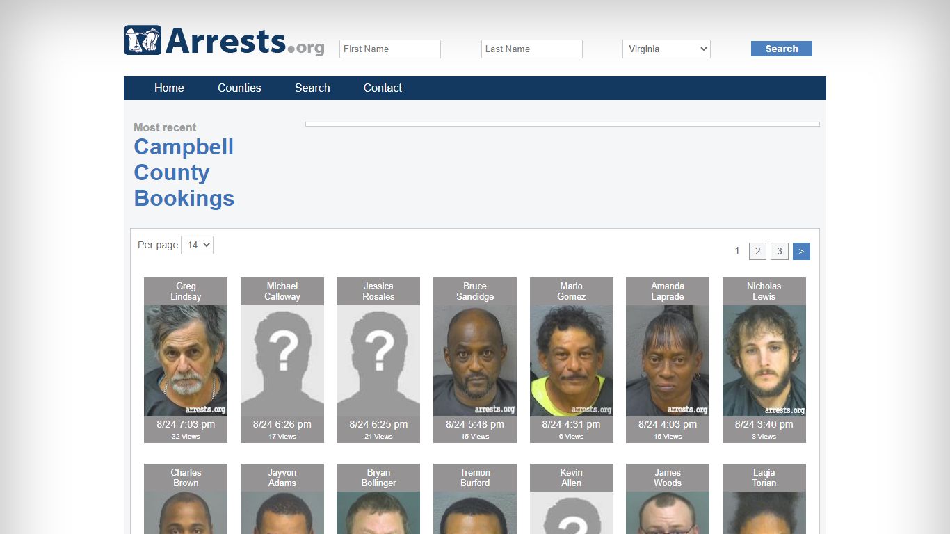 Campbell County Arrests and Inmate Search